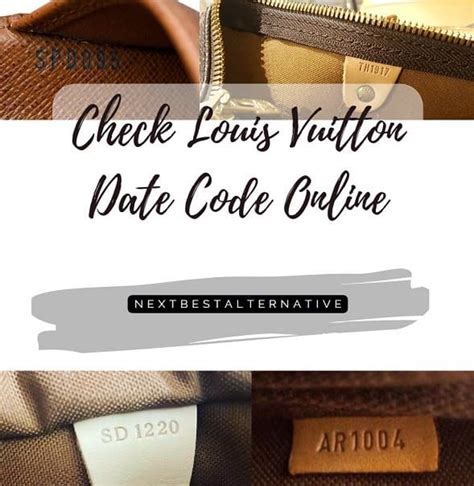 verificar código louis vuitton tenis|Louis Vuitton handbags date code.